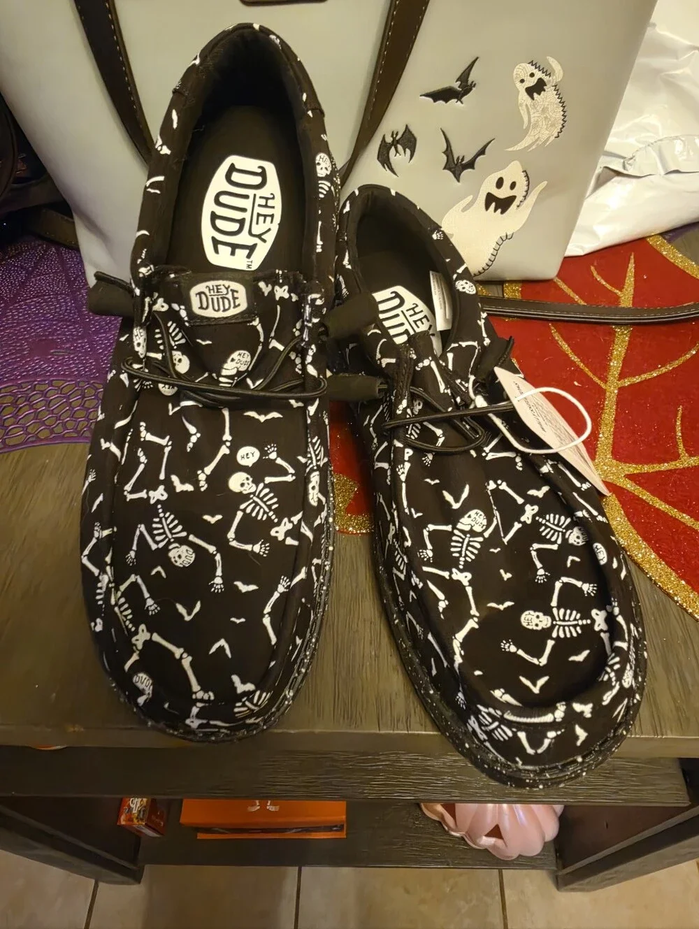 Nwt Hey Dude Wally Skeletons. M9/W11